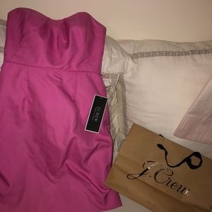 pink j crew formal dress NWT